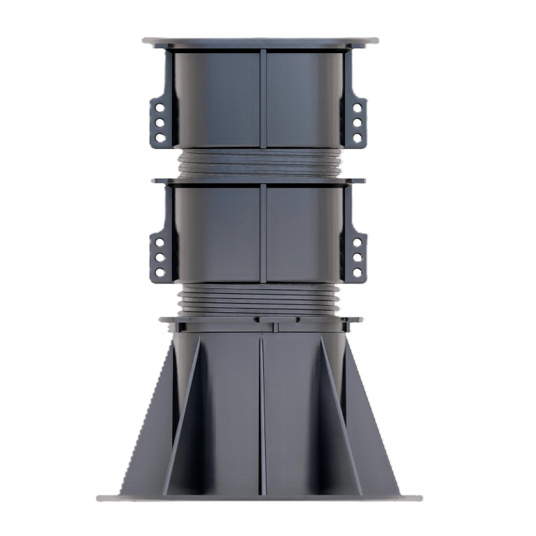 Prolongamento apoios reguláveis